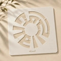 Casvena Alhamdulillah Calligraphy Stencil - Wall & Canvas