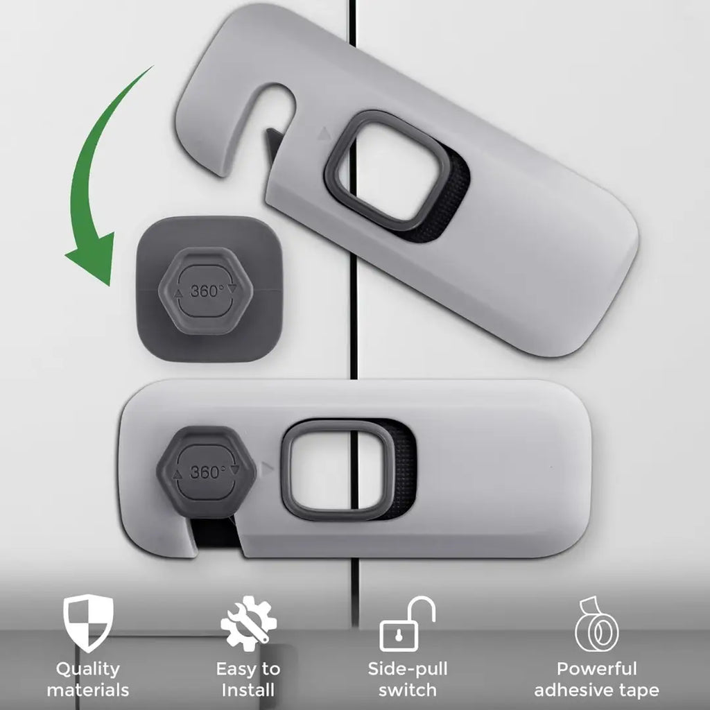 Baby Safety Lock for Refrigerator, Cabinets & Drawers