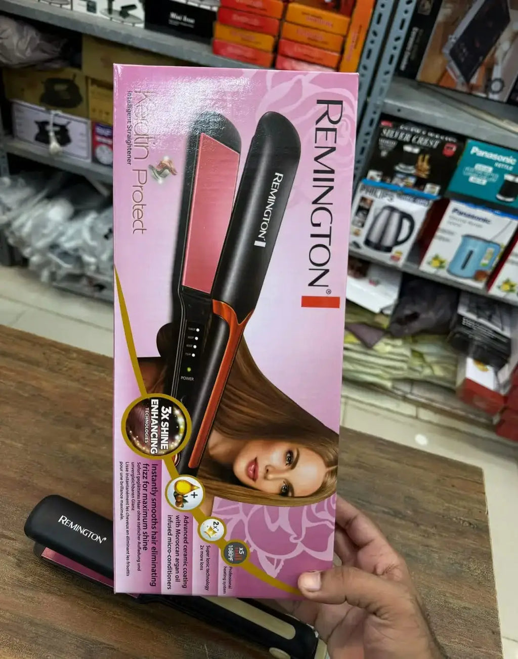 Remington Keratin Protect Ceramic Hair Straightener Smooth