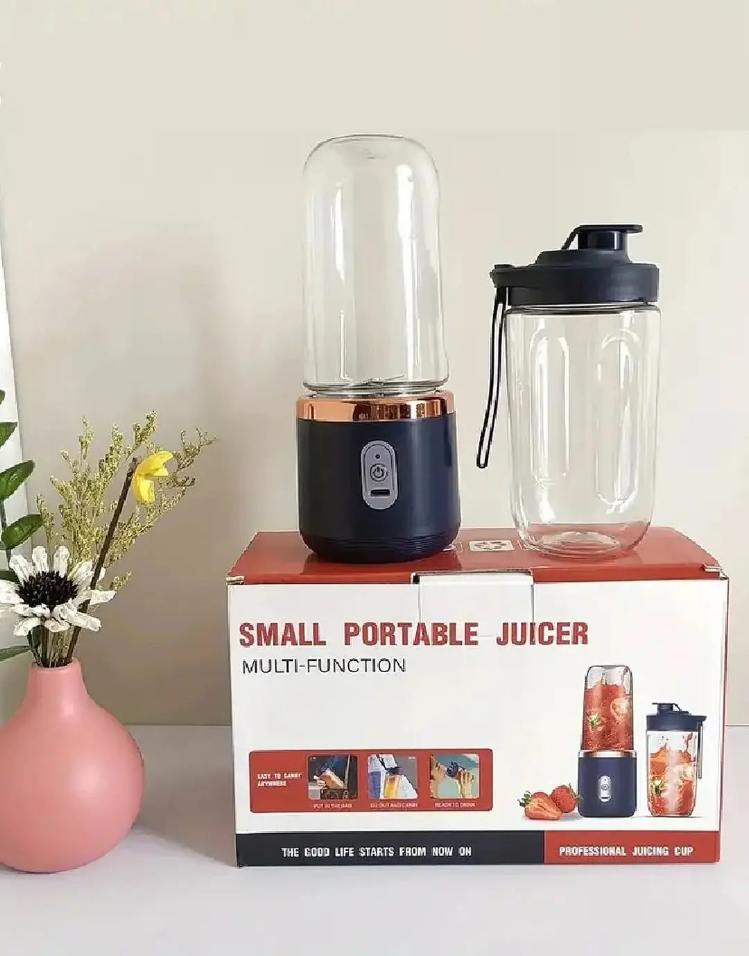 2-in-1 Portabel Rechargeable Juicer Blender Cup