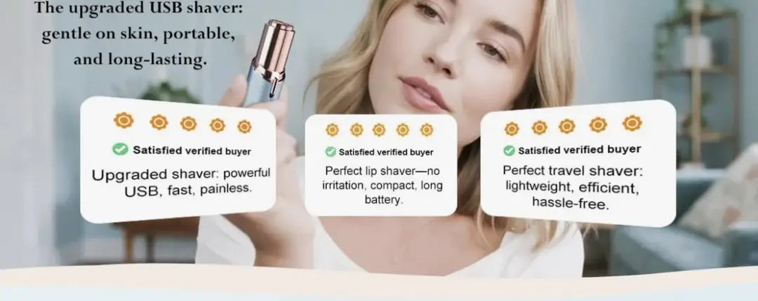 USB Rechargeable Flawless Hair Remover