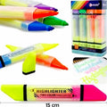 6 Pcs Neon Highlighter Set for Students & Professionals