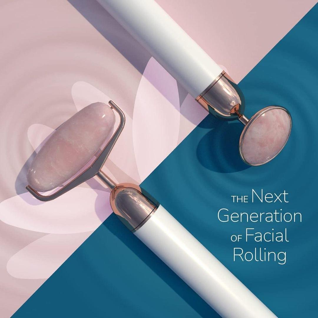 Vibrating Facial Roller for Puffiness & Circulation
