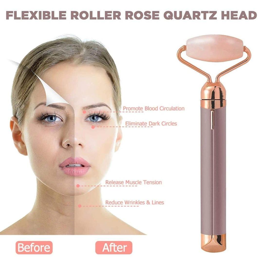 Vibrating Facial Roller for Puffiness & Circulation