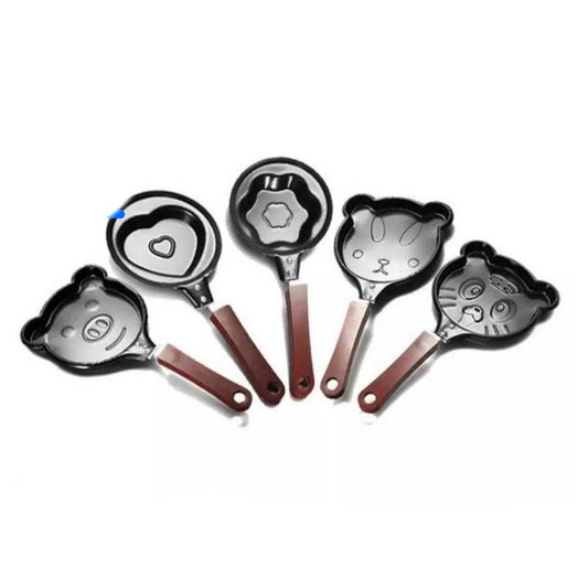 Stainless Steel Mini Frying Pan 12cm Black Animal Design