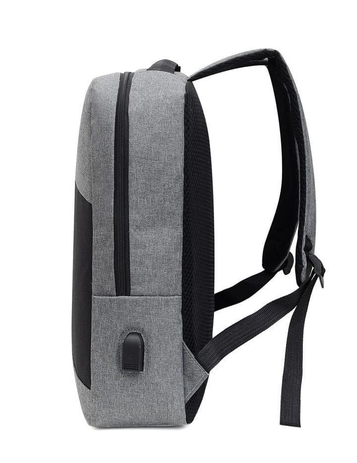 Grey Nylon Laptop Bag Set of 3