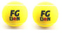 FG Don Tennis Ball Pack of 2 Yellow Rubber