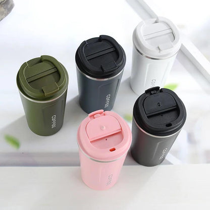 Insulated Travel Mug Stainless Steel Hot Coffee Leak Proof