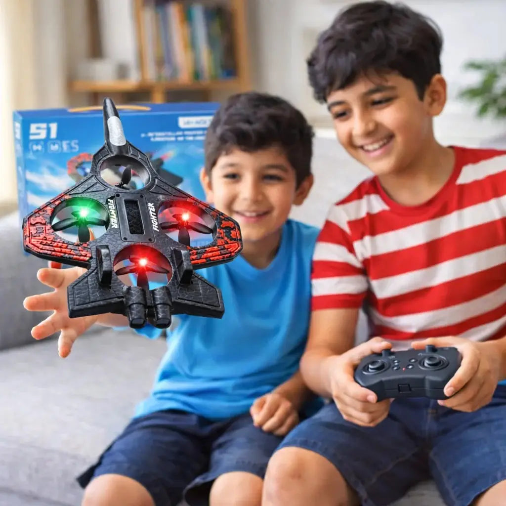 RC Combat Aircraft Drone – Remote Control Flying Jet Toy for Kids