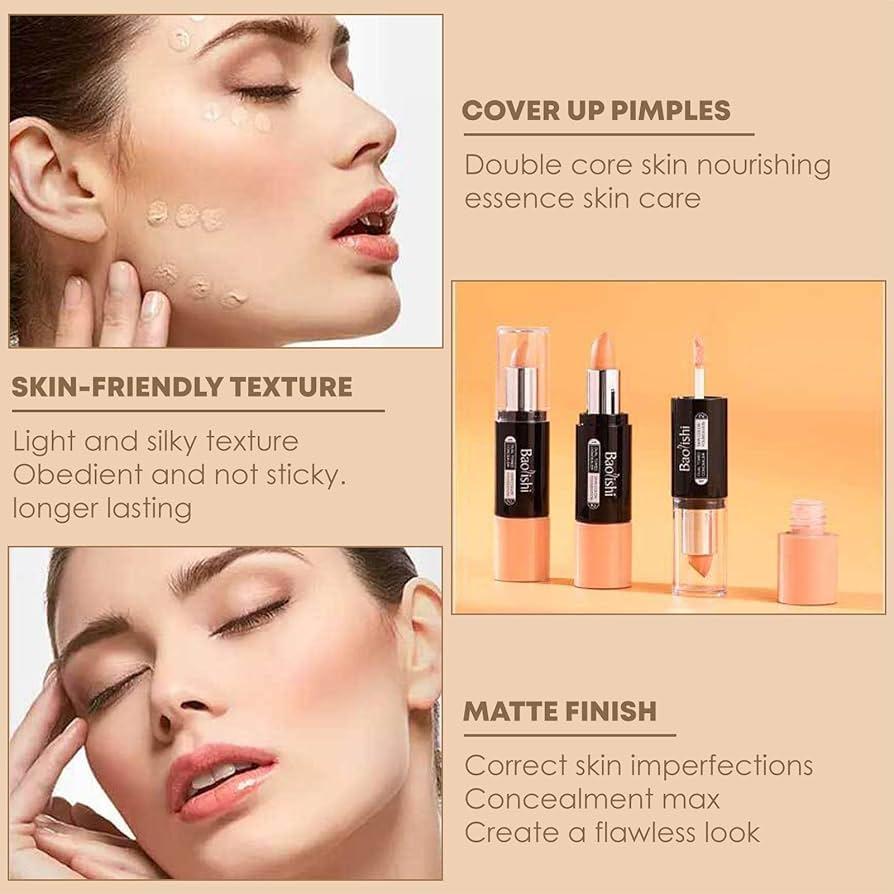 Dual Toned Concealer Foundation Fair to Natural Skin Tone
