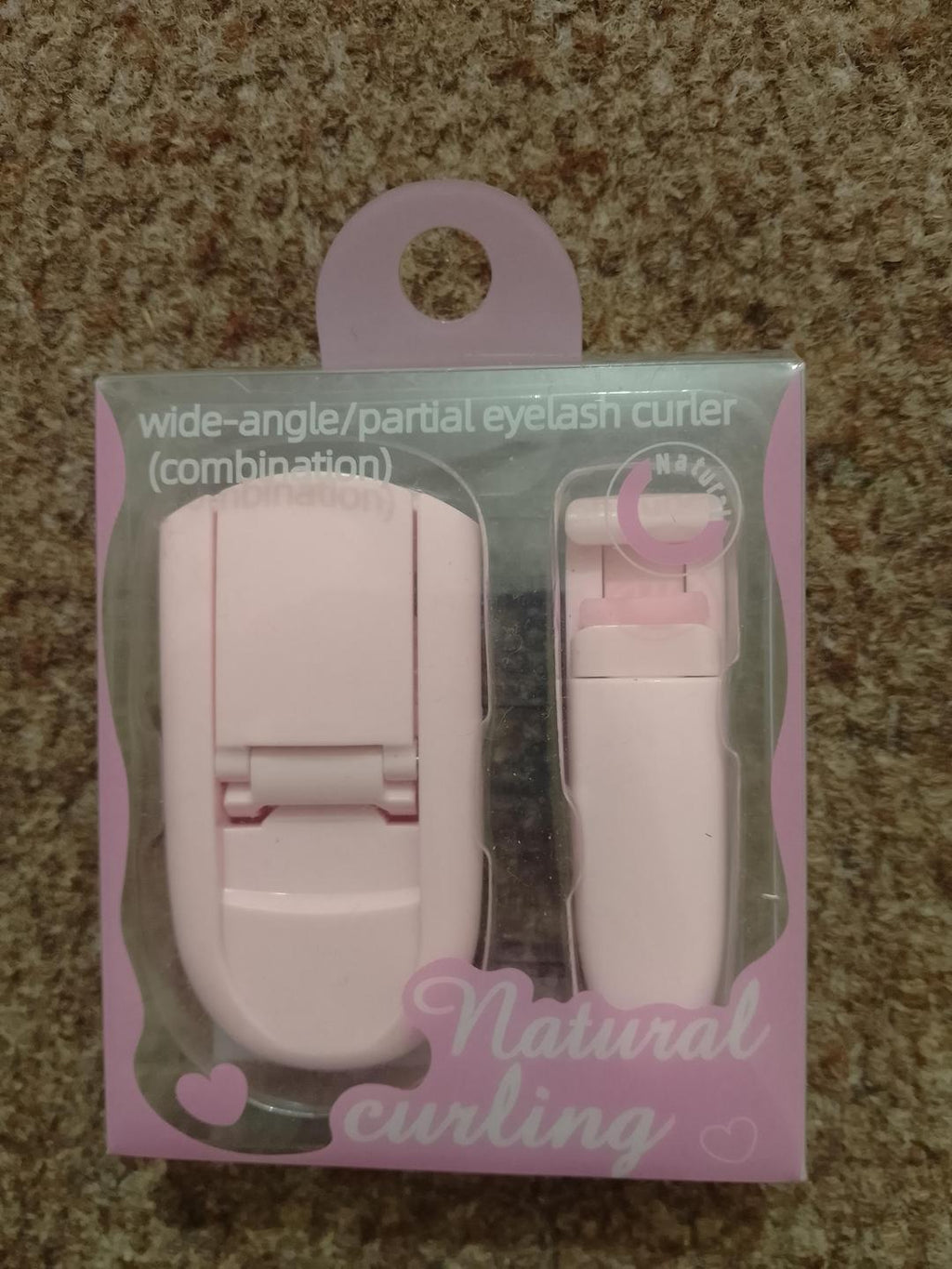 Pink 2-in-1 Eyelash Curler Set for Long Lasting Curl