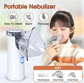 Portable Silent Nebulizer for Kids Adults White ABS