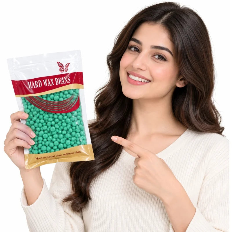 ہارڈ ویکس بینز | جسم اور چہرے کے بالوں کو درد کے بغیر ہٹانے والی ویکس بیڈز | رینڈم فلیور | 100 گرام