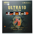 Ultra 10 Smartwatch | 10-in-1 Series 8 | 2.01″ HD Big Screen | IP68 Waterproof | 10 Straps Included