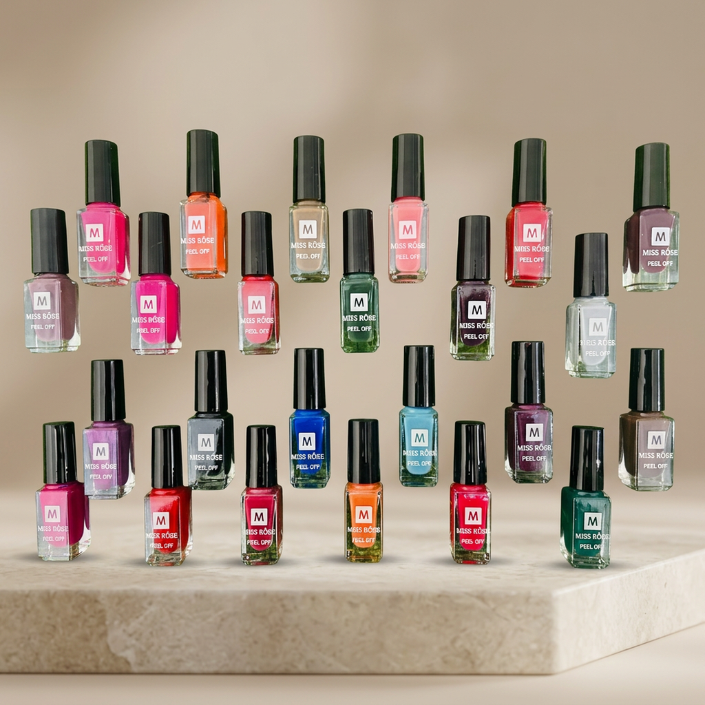 24-Piece Peel-Off Nail Polish Set for Pakistani Women