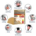 جوڑوں اور پٹھوں کے آرام کے لیے جاپانی پین ریلیف پیچ | ہربل پین ریلیف پیچ | فوری اثر کرنے والی وارمنگ تھراپی | سانس لینے کے قابل چپکنے والا پیچ | 5 کا پیک