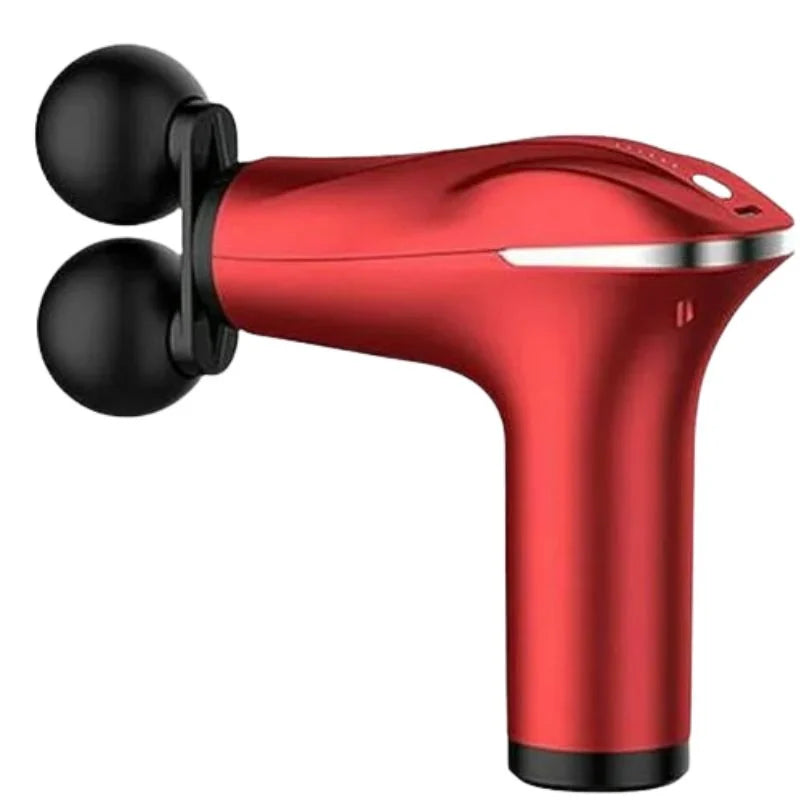 فیشل ٹشو مساج گن | ماڈل BLD-329 | ریچارج ایبل مساج گن | LCD ڈسپلے | پٹھوں کی بحالی اور درد سے نجات کے لیے 4 مساج ہیڈز
