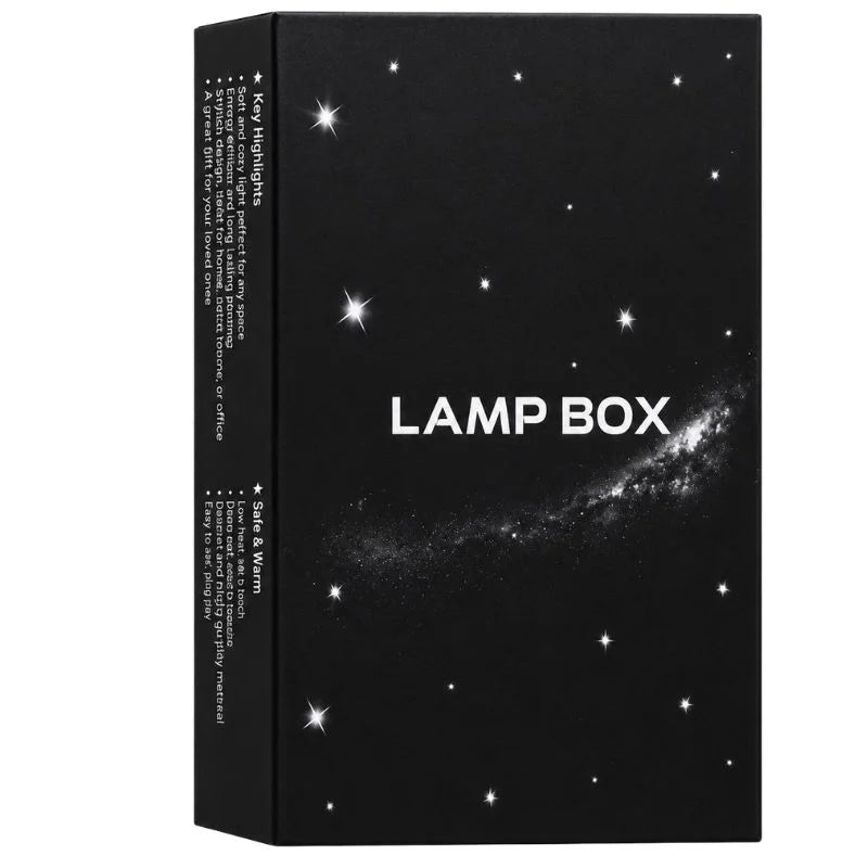 Galaxy Starry Sky Lamp Box | 2-in-1 Projector Night Light with 3  Projection Lenses | Built-in Night Light